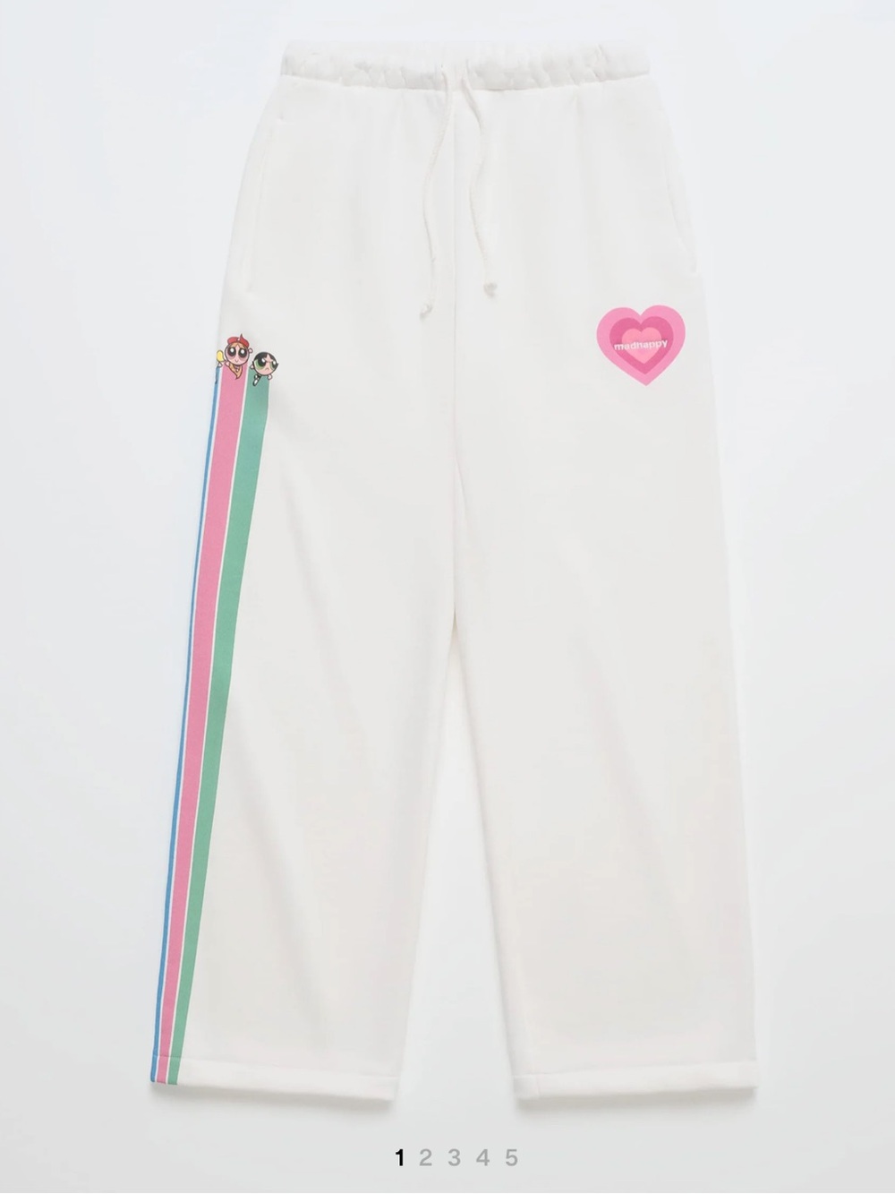 NWOT Madhappy Powerpuff Girls Heart Straight Sweatpant